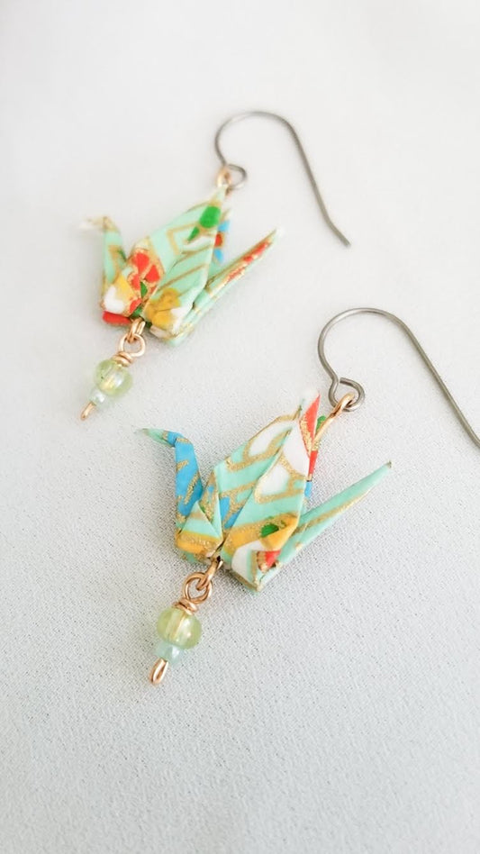 How It's Made: Miniature Origami Earrings