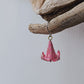 Origami Lily Earrings | Pink