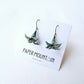 Origami Lily Earrings | Teal