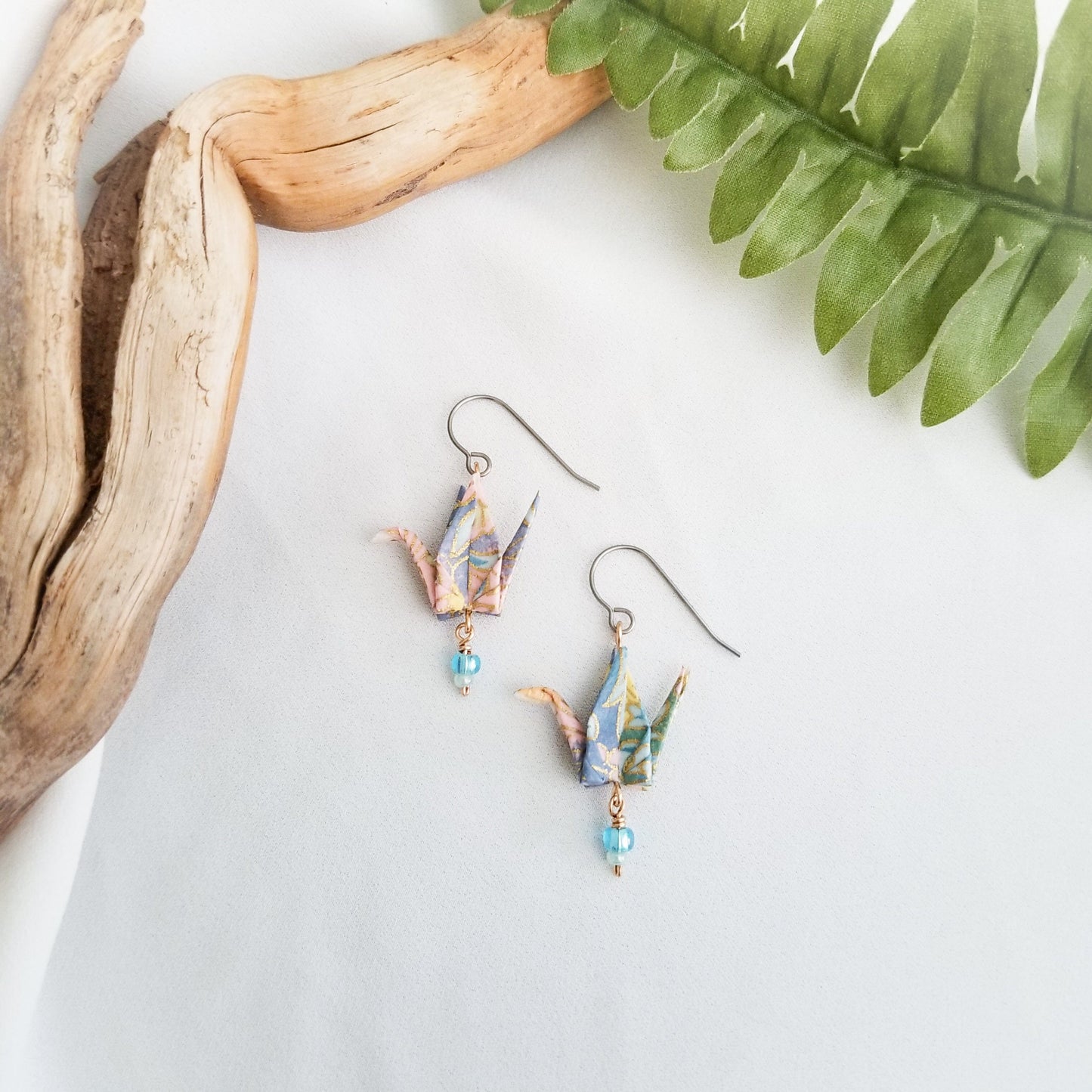 Crane Earrings | Lilac | Made to Order