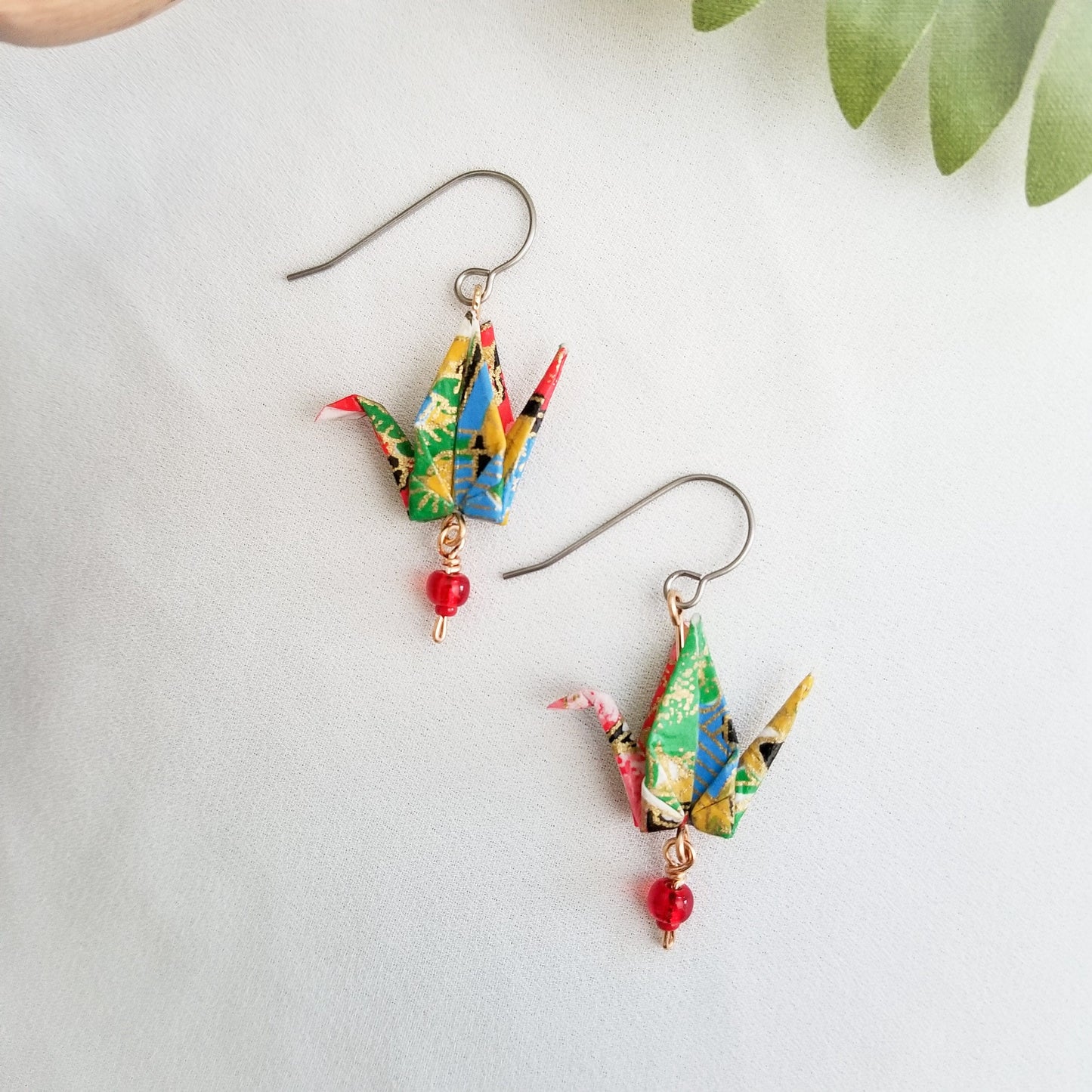 Crane Earrings | Rainbow | Made to Order